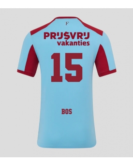 Feyenoord Jordan Bos #15 Maglia Gara Terza Repliche 2025-26 Maniche Corte